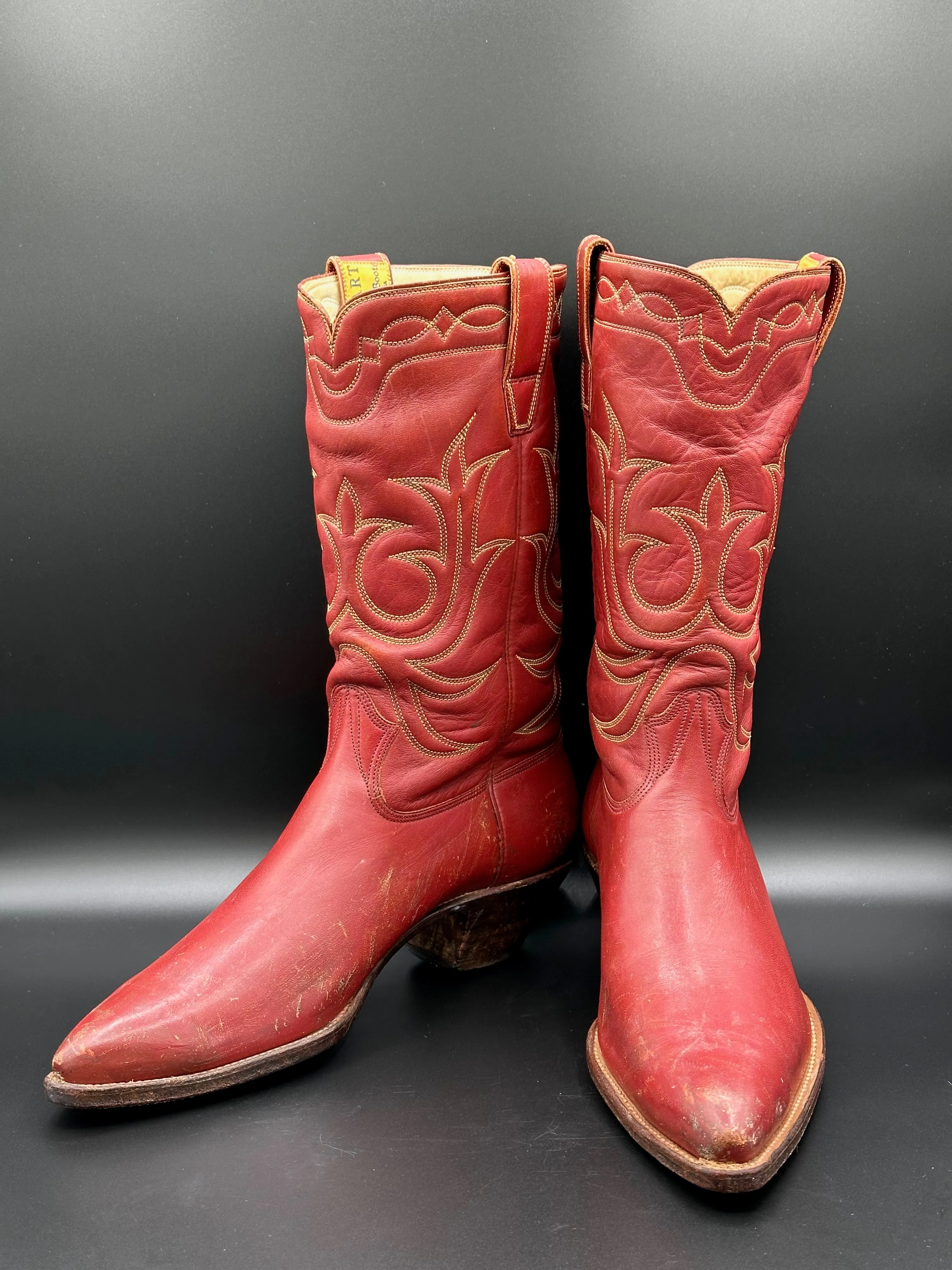 1950's Stewart Handmade Cowboy Boots size 9.5 D