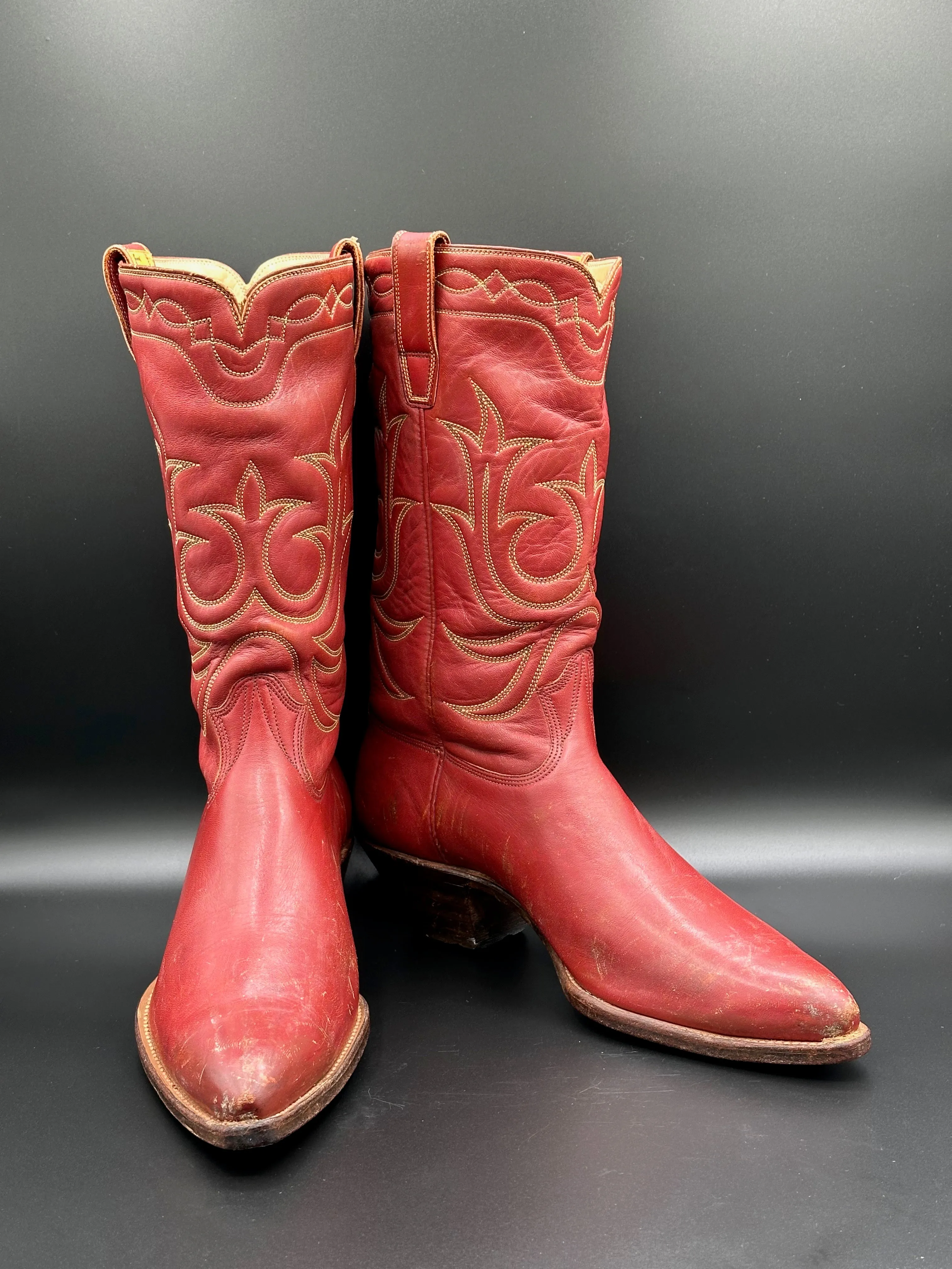 1950's Stewart Handmade Cowboy Boots size 9.5 D