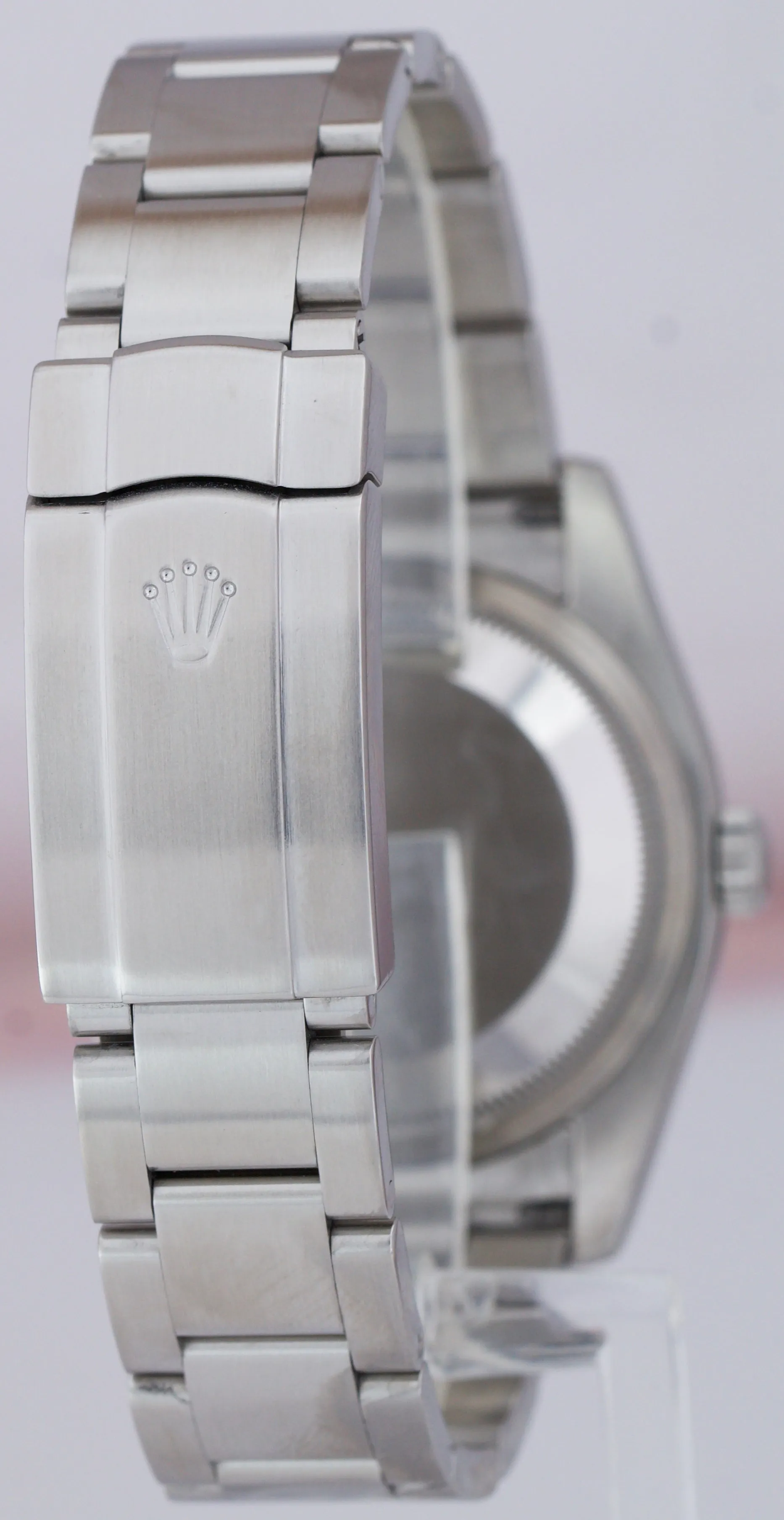 2019 MINT Rolex Oyster Perpetual 36mm Stainless Blue 3-6-9 STICK Watch 116000 BP