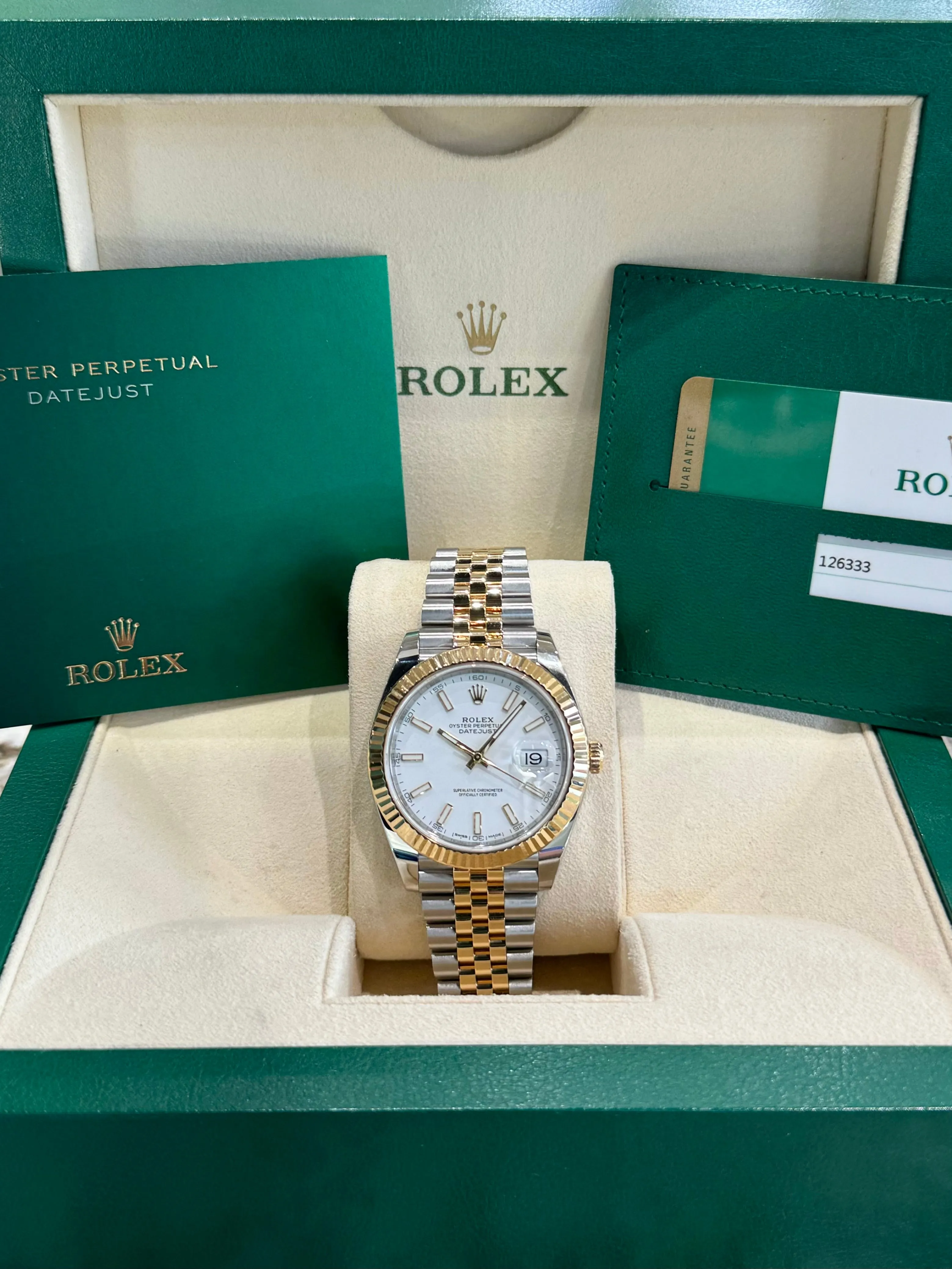 2019 Rolex Datejust 41 126333