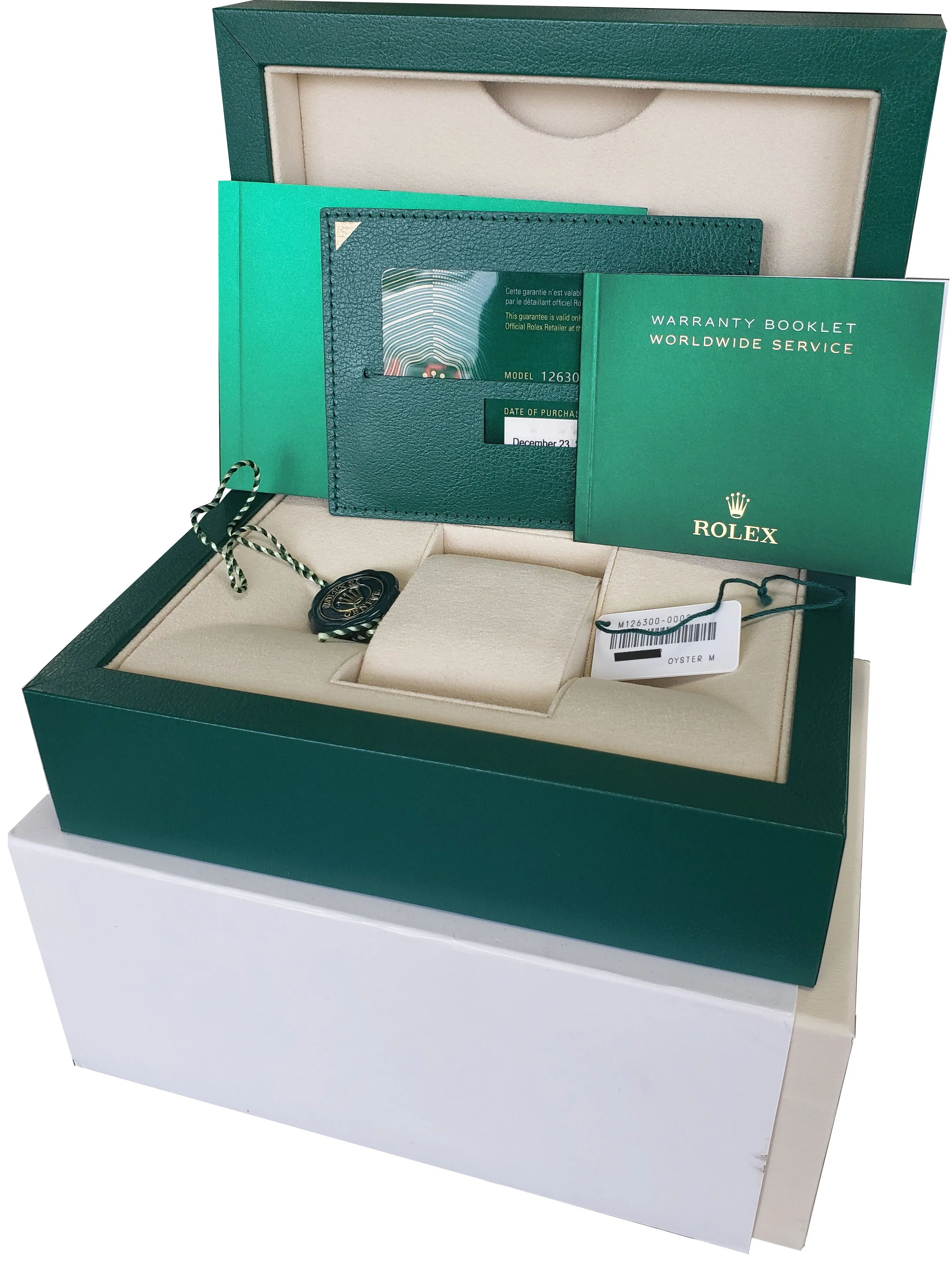 2020 Rolex DateJust 41 Blue Stick Stainless Steel Jubilee Watch 126300 FULL SET