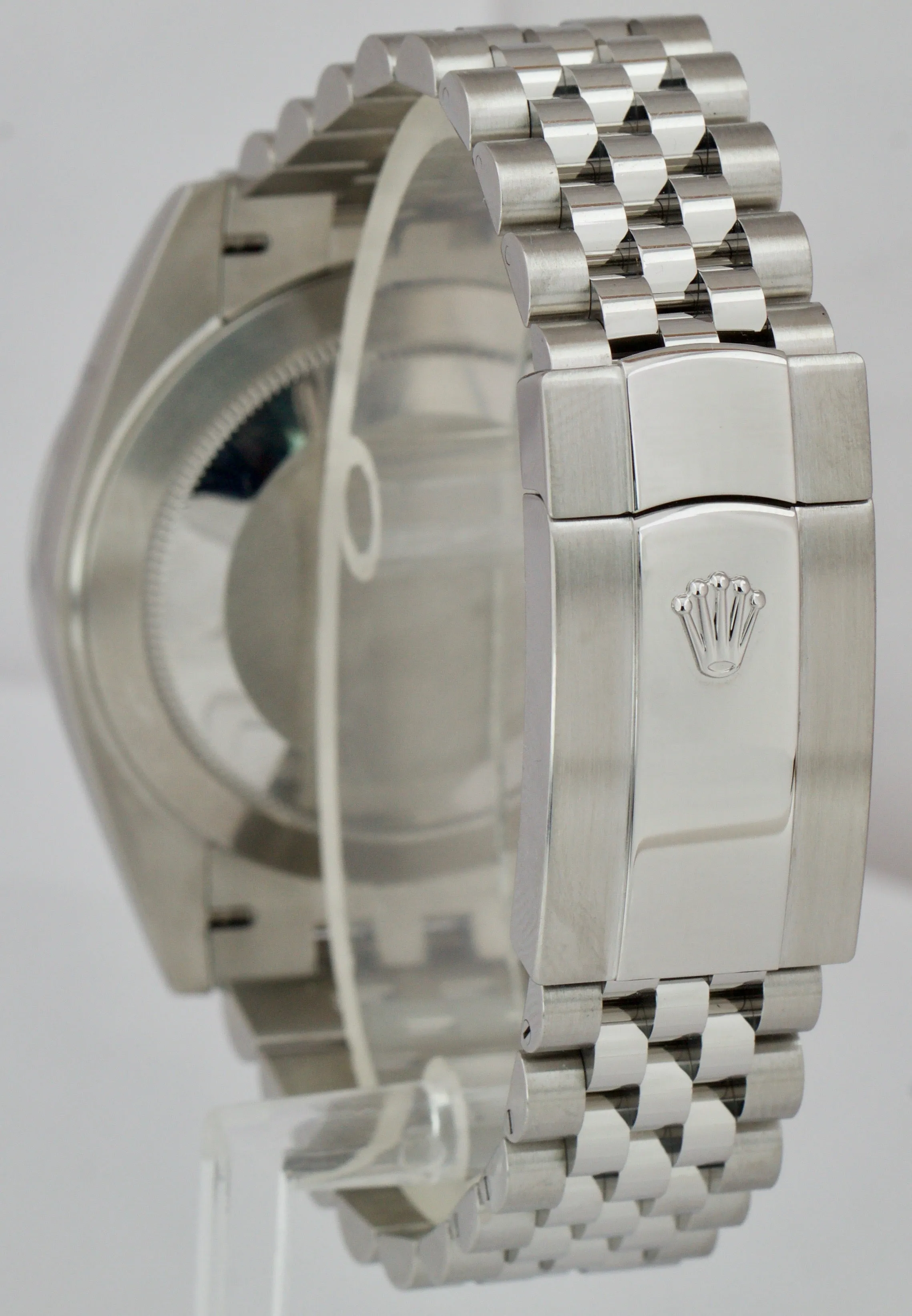 2020 Rolex DateJust 41 Blue Stick Stainless Steel Jubilee Watch 126300 FULL SET