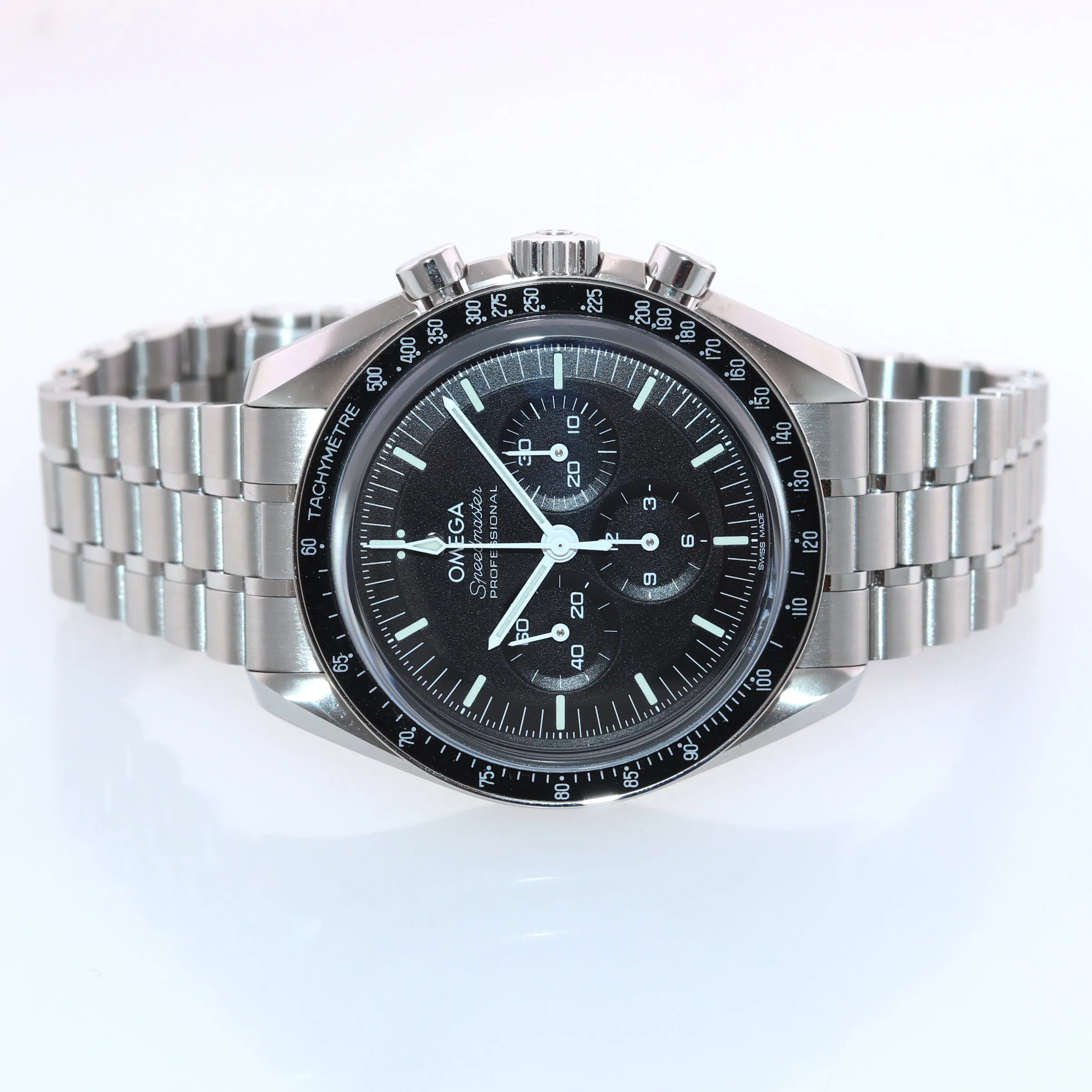 2022 PAPERS Omega Speedmaster 310.30.42.50.01.002 SAPPHIRE SANDWICH Steel Watch