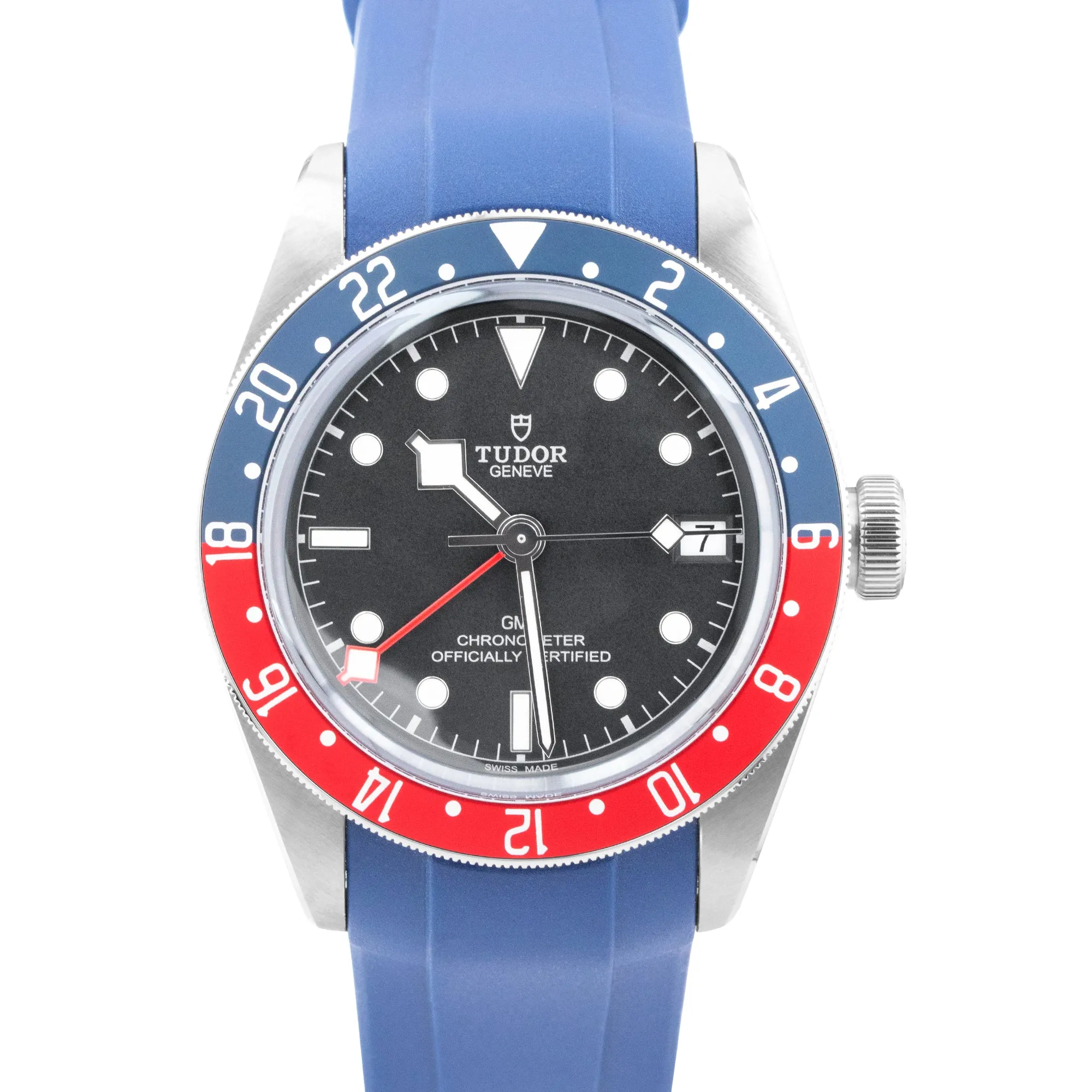 2022 Tudor Black Bay GMT Pepsi 41mm Stainless Steel Black Date Watch 79830RB B P