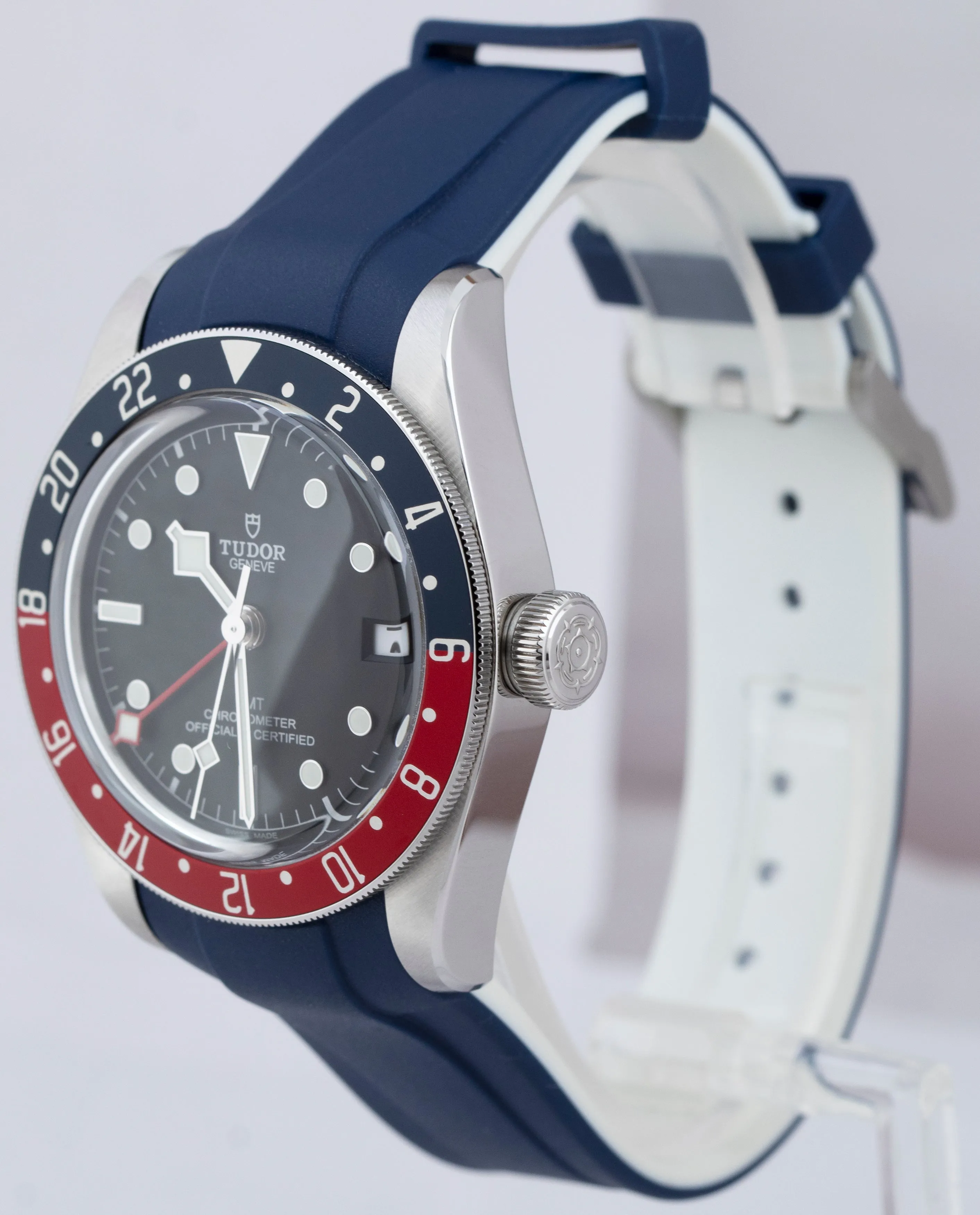 2022 Tudor Black Bay GMT Pepsi 41mm Stainless Steel Black Date Watch 79830RB B P