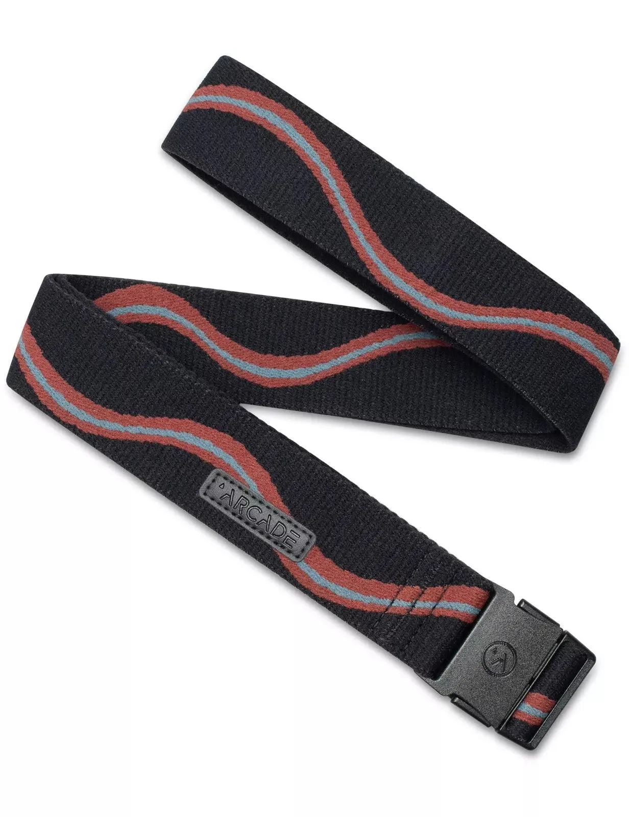 Arcade Belt Wave Slim Black/Vermillion