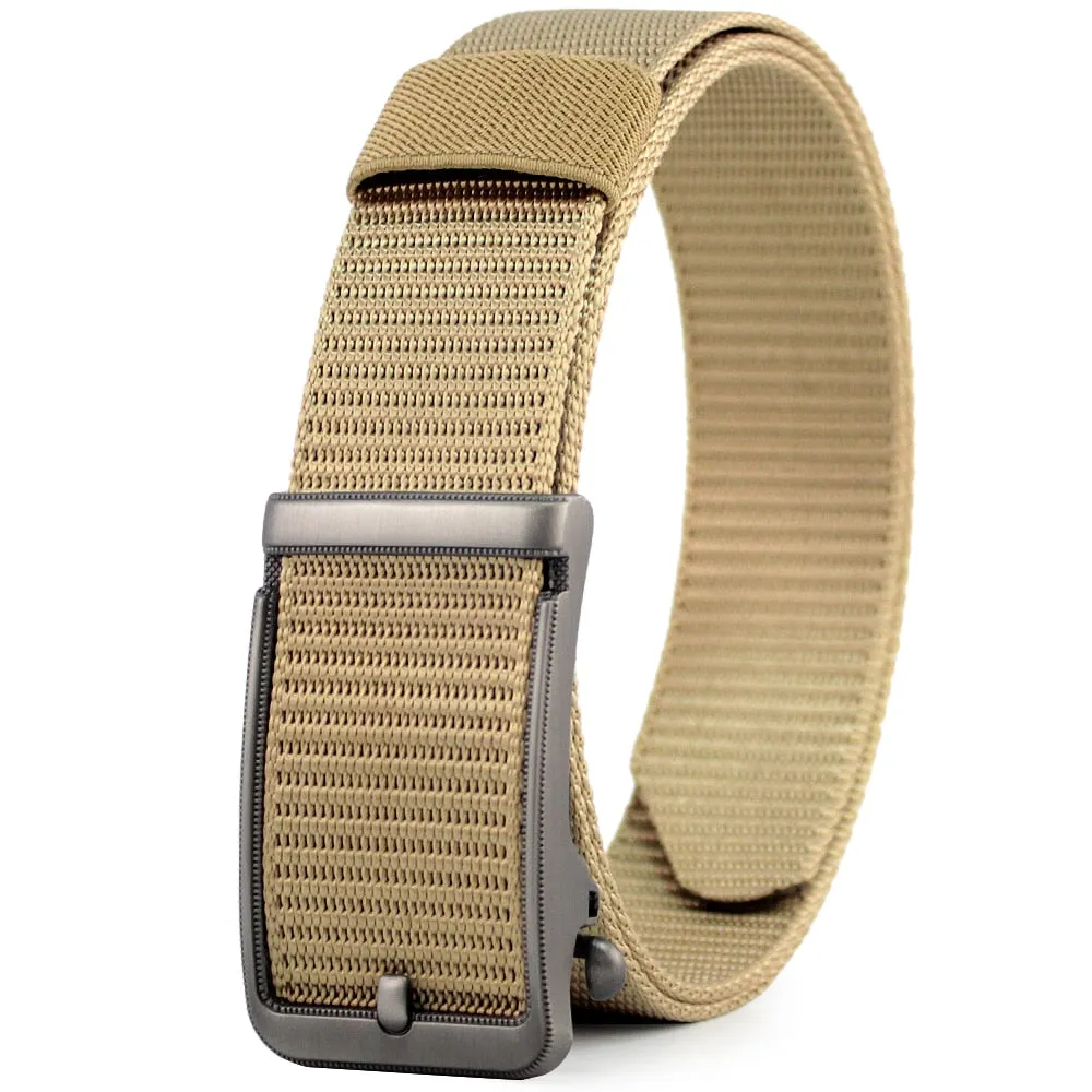 Automatic Buckle 1200D Canvas Cowboy Belt