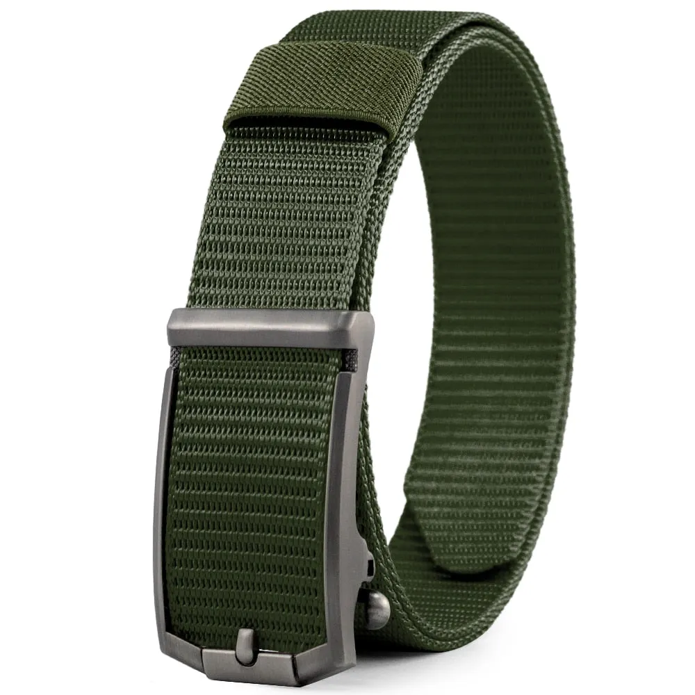Automatic Buckle 1200D Canvas Cowboy Belt