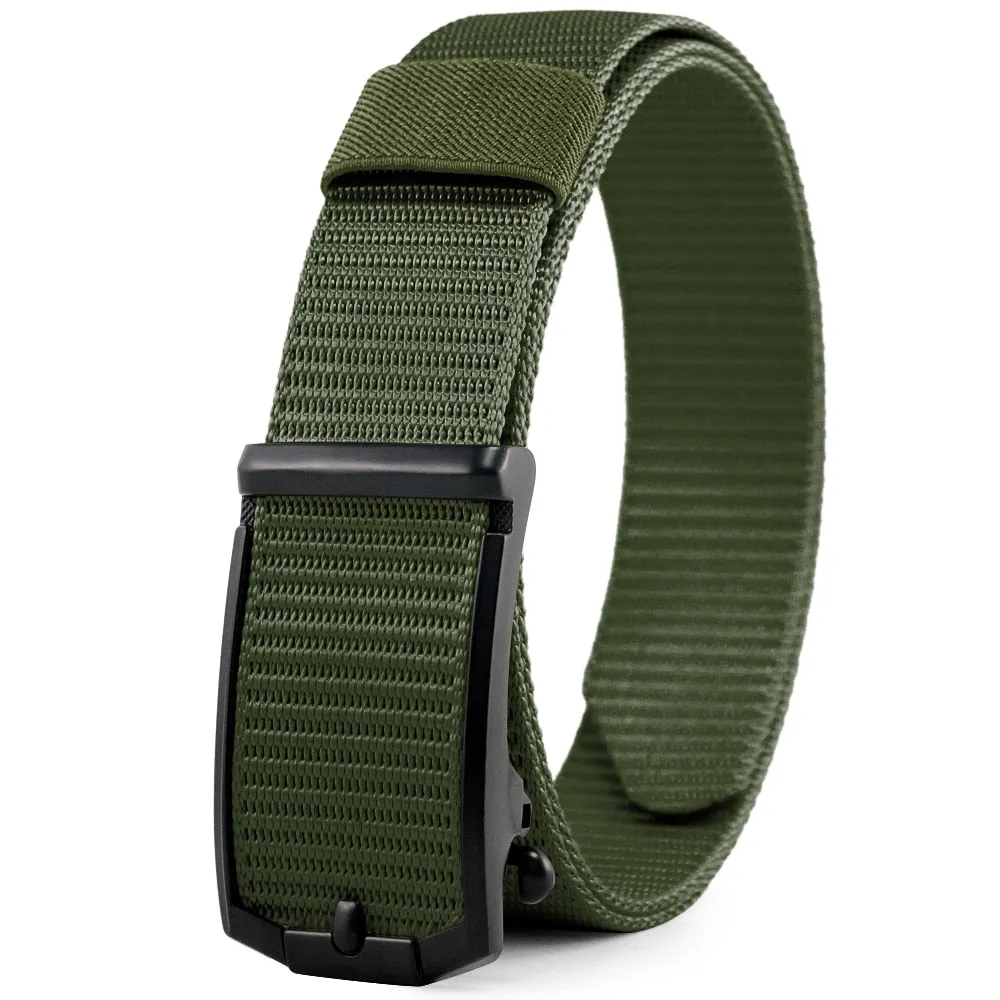 Automatic Buckle 1200D Canvas Cowboy Belt