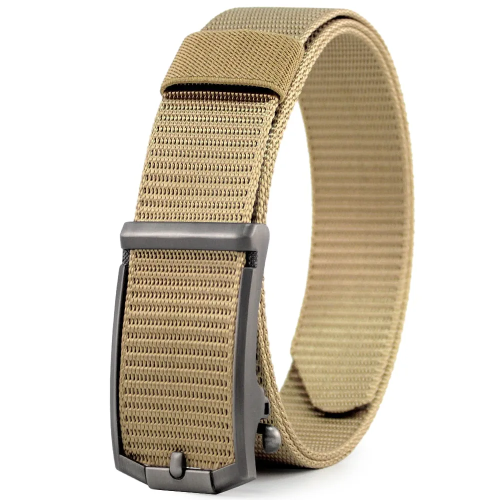 Automatic Buckle 1200D Canvas Cowboy Belt