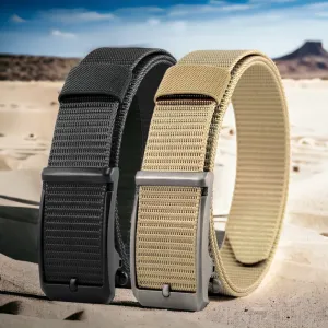 Automatic Buckle 1200D Canvas Cowboy Belt