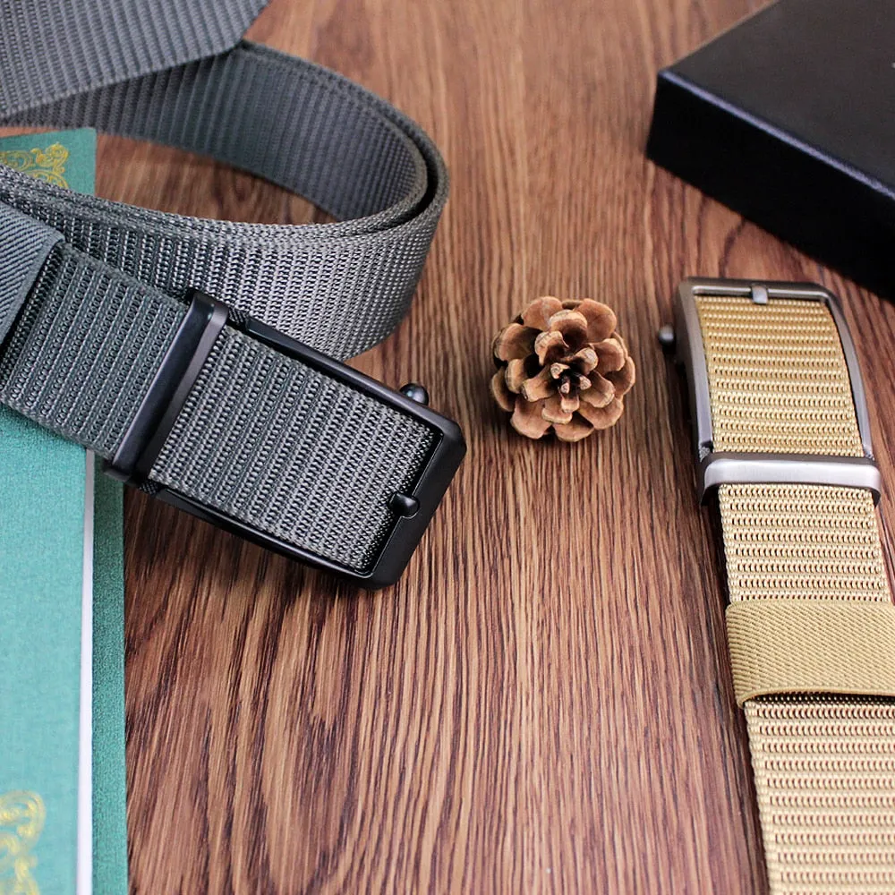 Automatic Buckle 1200D Canvas Cowboy Belt