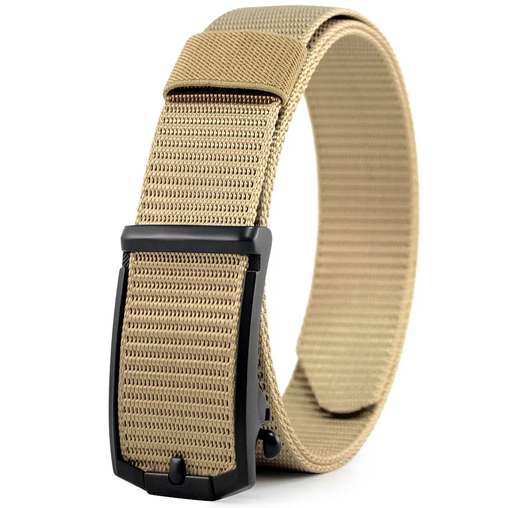 Automatic Buckle 1200D Canvas Cowboy Belt