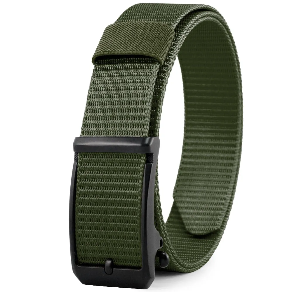 Automatic Buckle 1200D Canvas Cowboy Belt