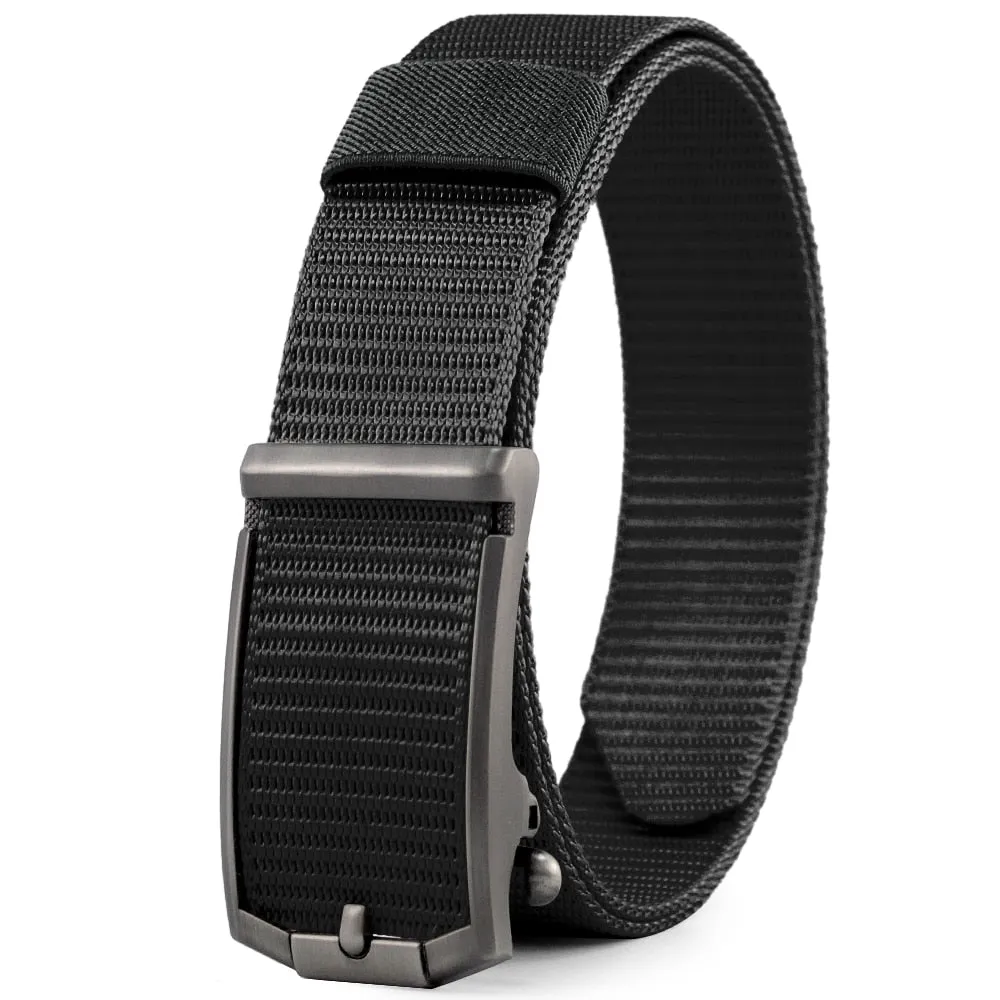 Automatic Buckle 1200D Canvas Cowboy Belt