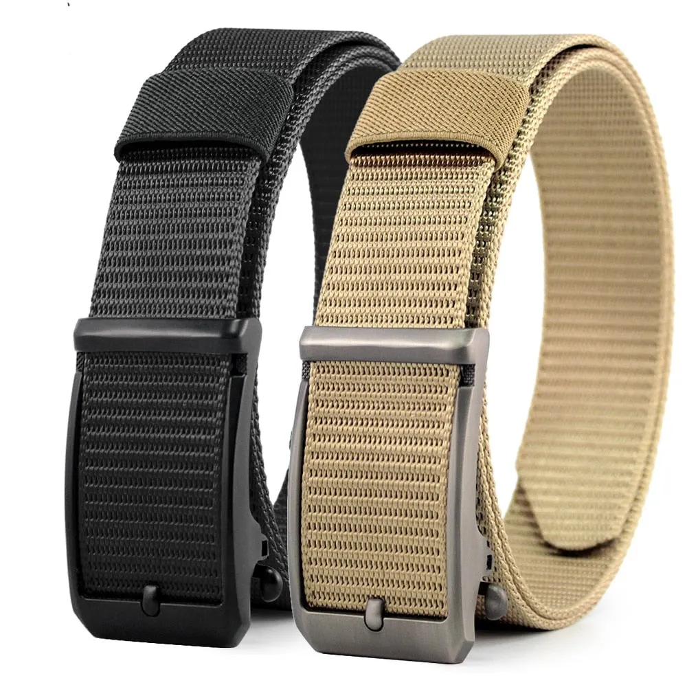 Automatic Buckle 1200D Canvas Cowboy Belt