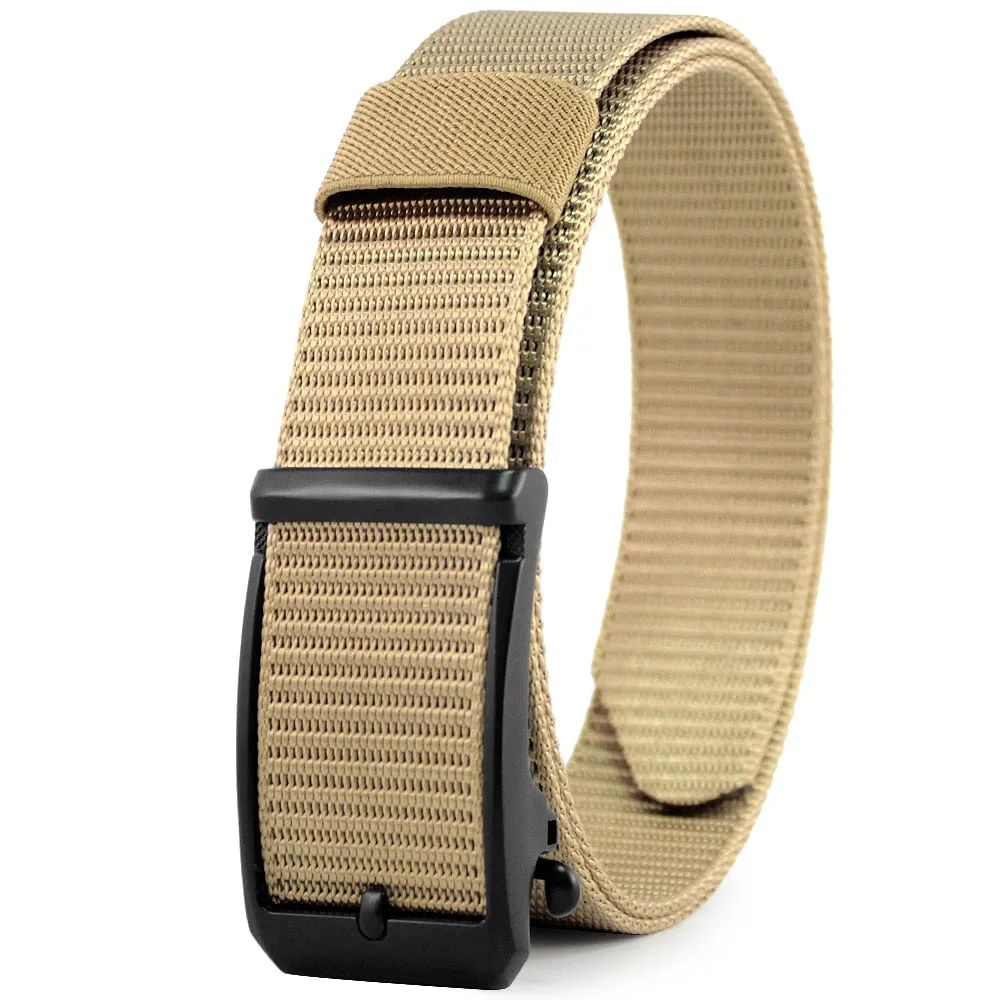 Automatic Buckle 1200D Canvas Cowboy Belt