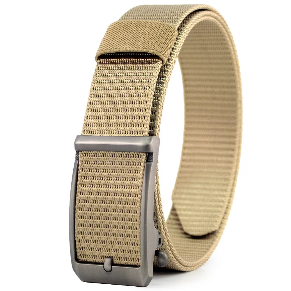 Automatic Buckle 1200D Canvas Cowboy Belt