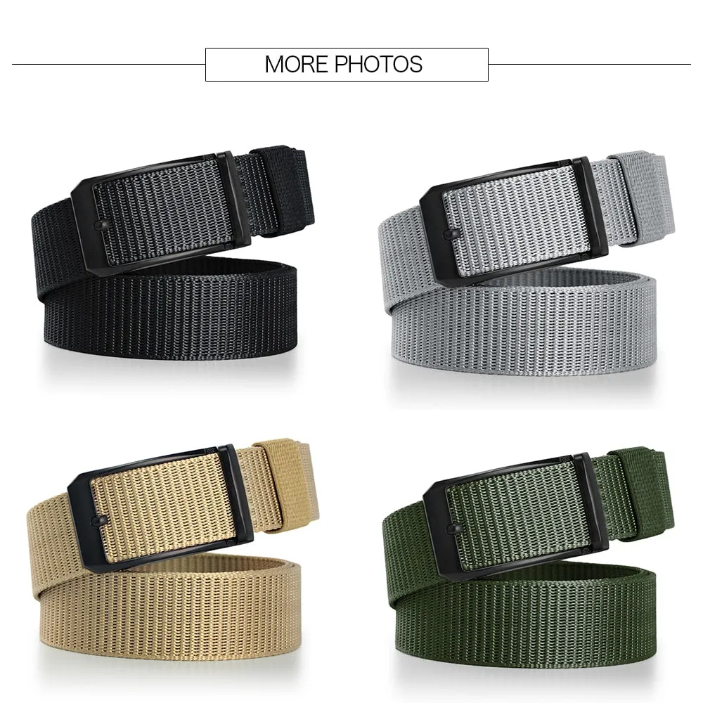 Automatic Buckle 1200D Canvas Cowboy Belt