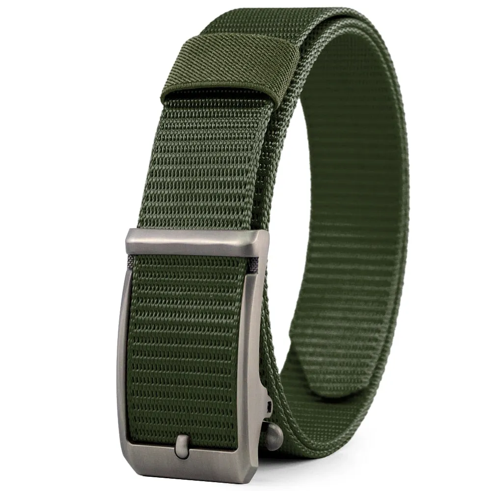Automatic Buckle 1200D Canvas Cowboy Belt