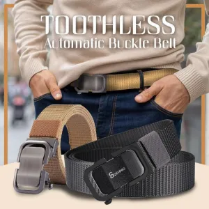 Automatic Buckle Canvas Designer Belt