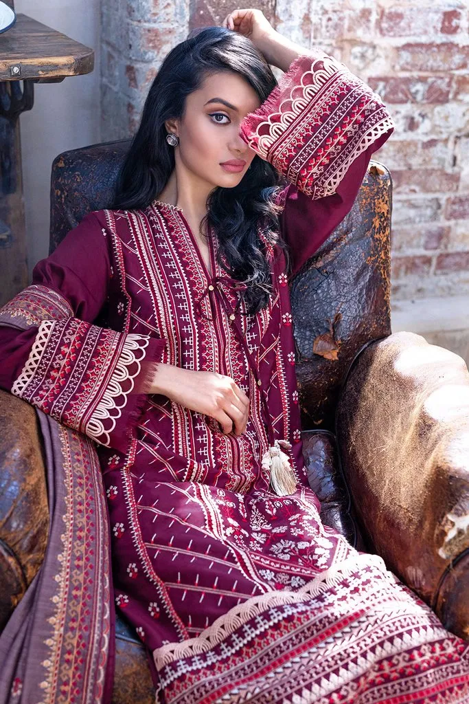 AW21-3B | Sobia Nazir Autumn Winter Collection 2021 | Unstitched Embroidered Suits