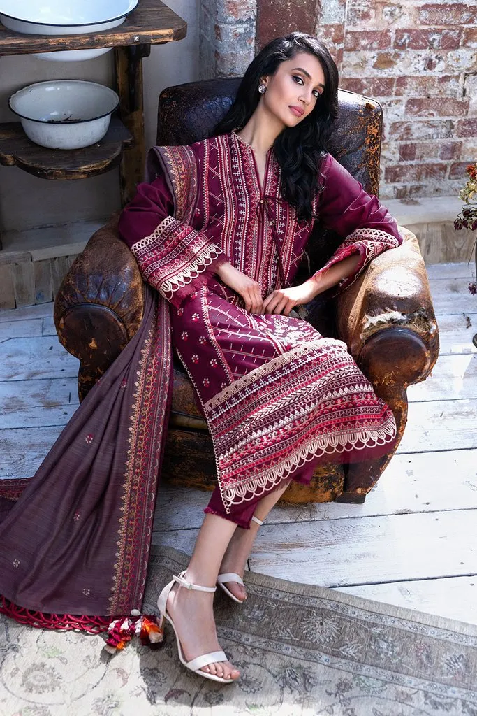 AW21-3B | Sobia Nazir Autumn Winter Collection 2021 | Unstitched Embroidered Suits