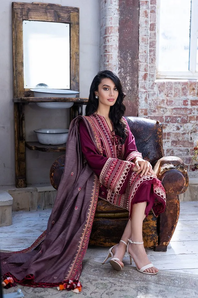 AW21-3B | Sobia Nazir Autumn Winter Collection 2021 | Unstitched Embroidered Suits