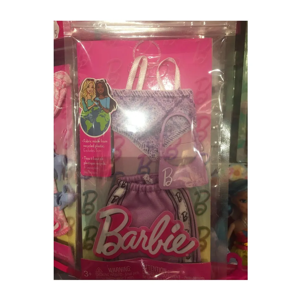 Barbie - Fashion and Accessories Complete Look - Lilla sæt