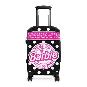 Barbie Luggage Black Bling