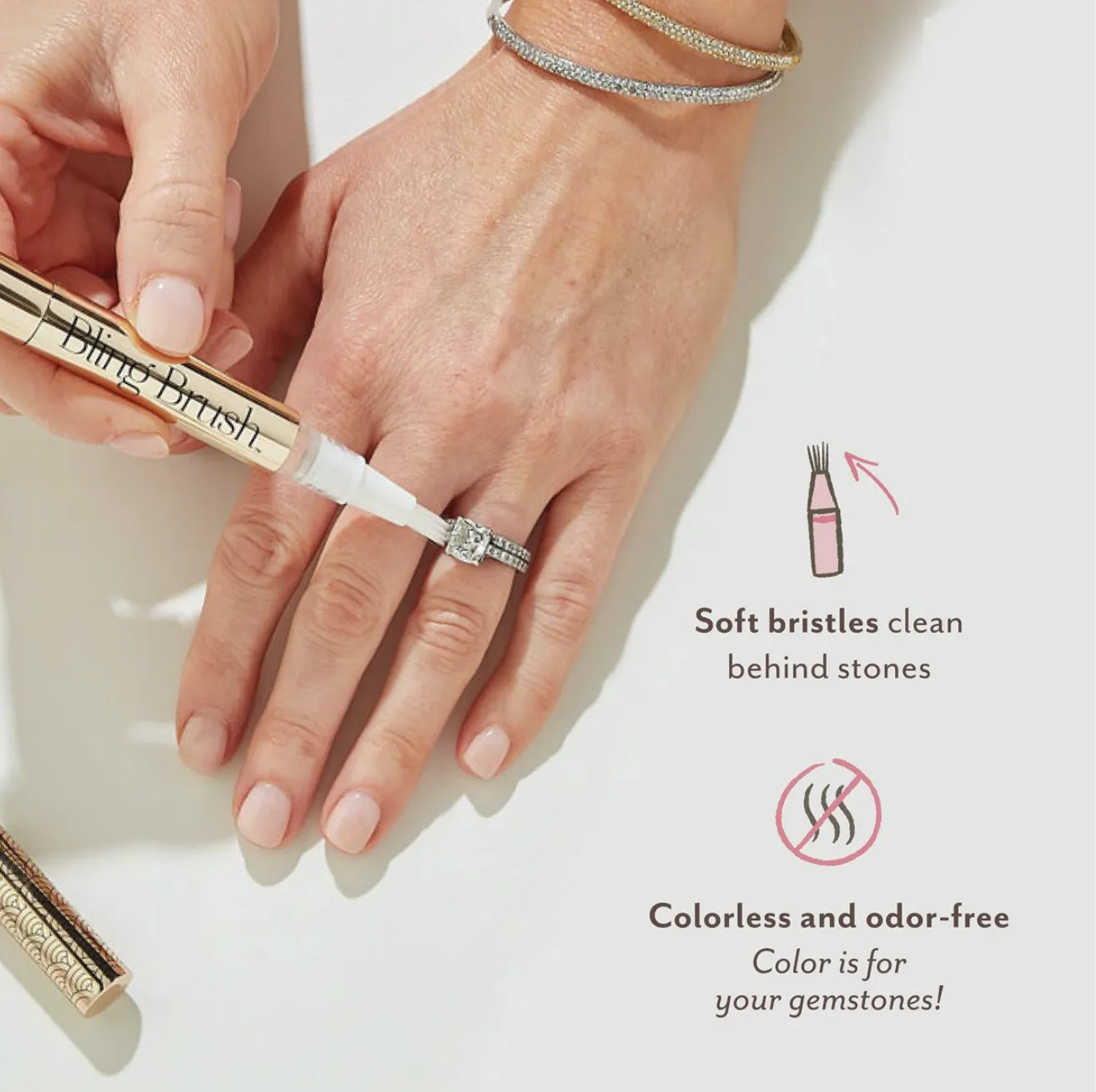 Bling Brush-A Natural Jewelry Cleaner