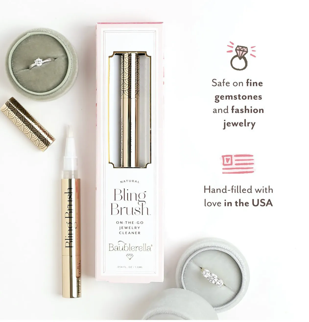 Bling Brush-A Natural Jewelry Cleaner
