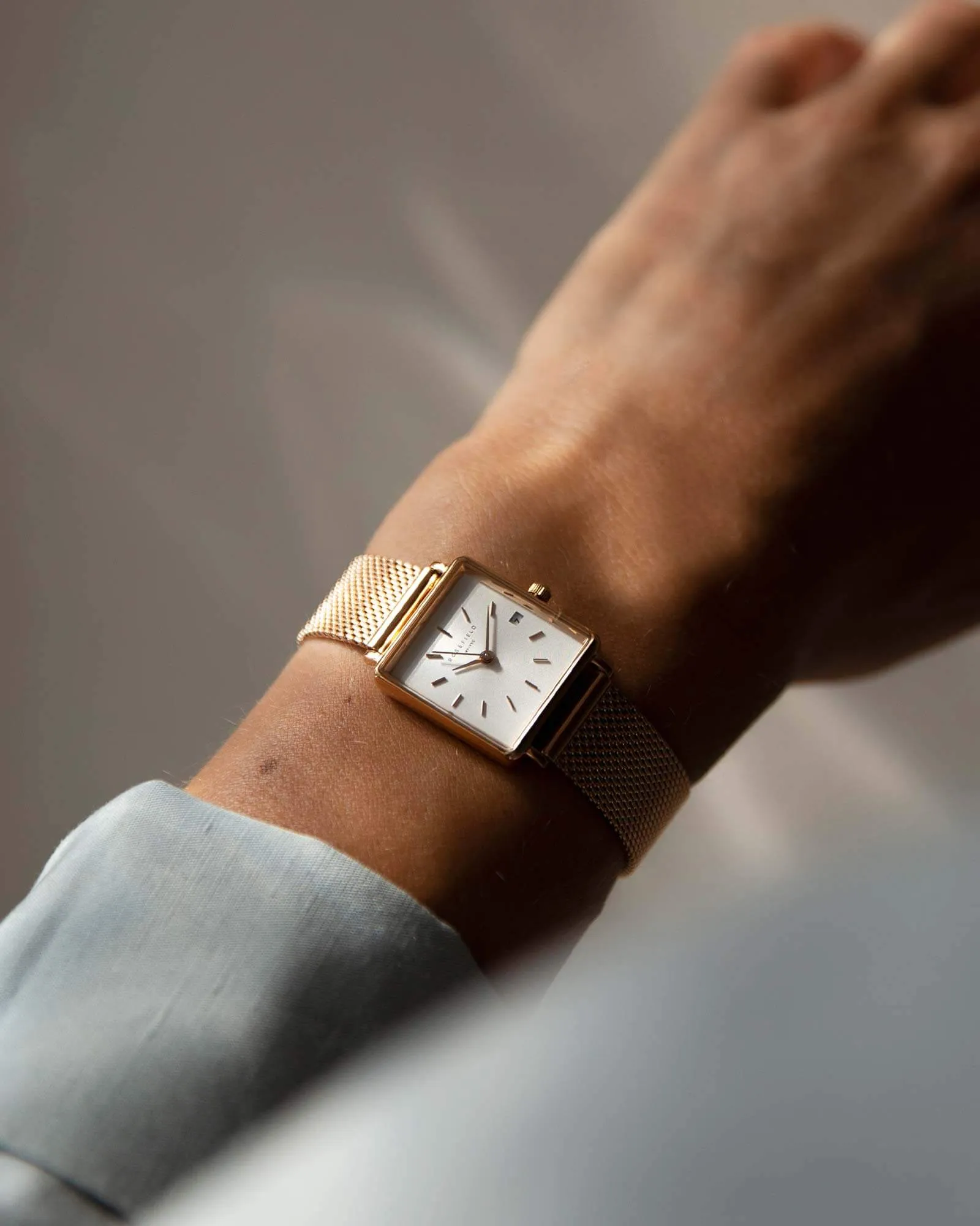Boxy XS Rose Gold Mesh