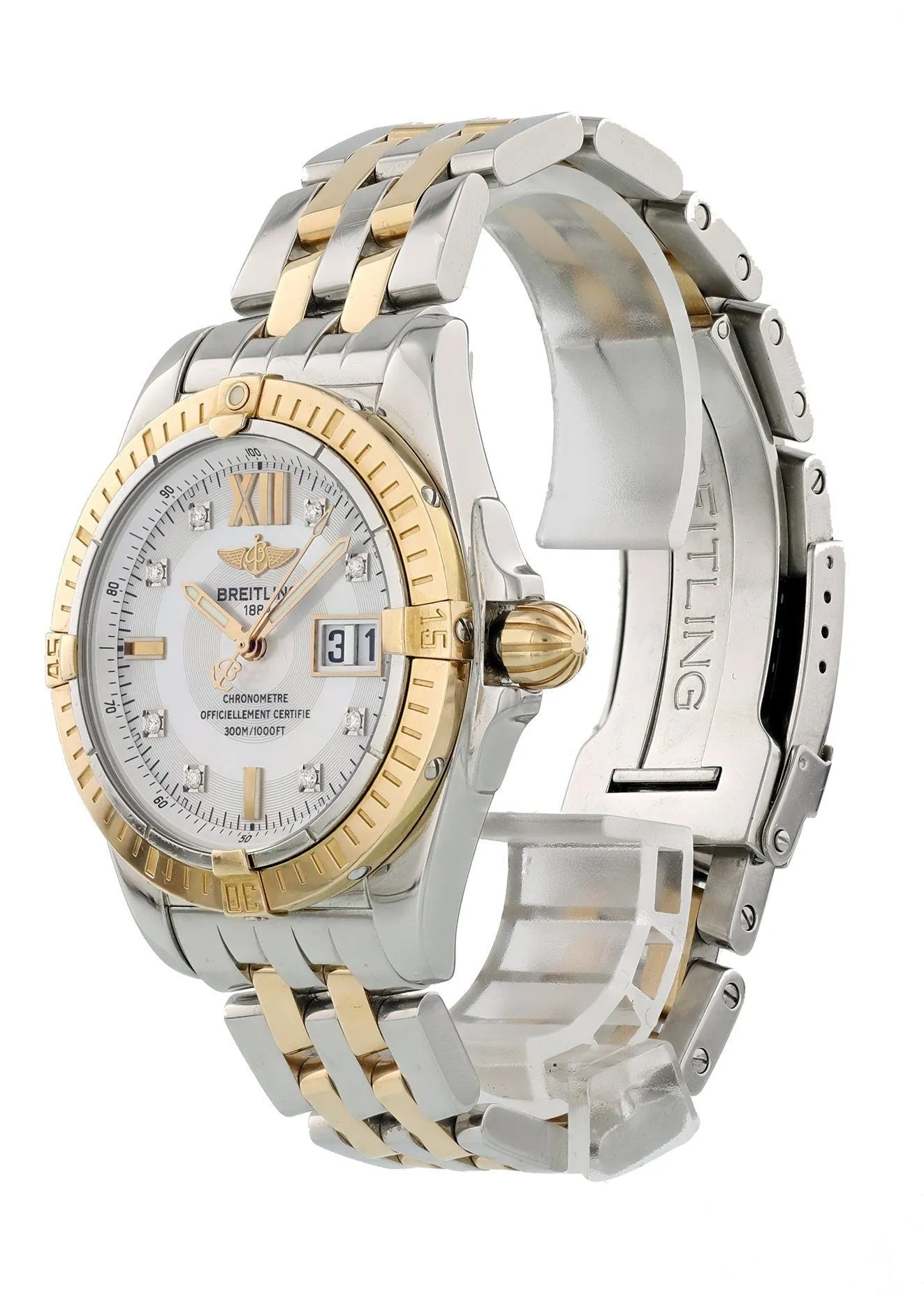 Breitling Galactic C49350 MOP Dial Box Papers