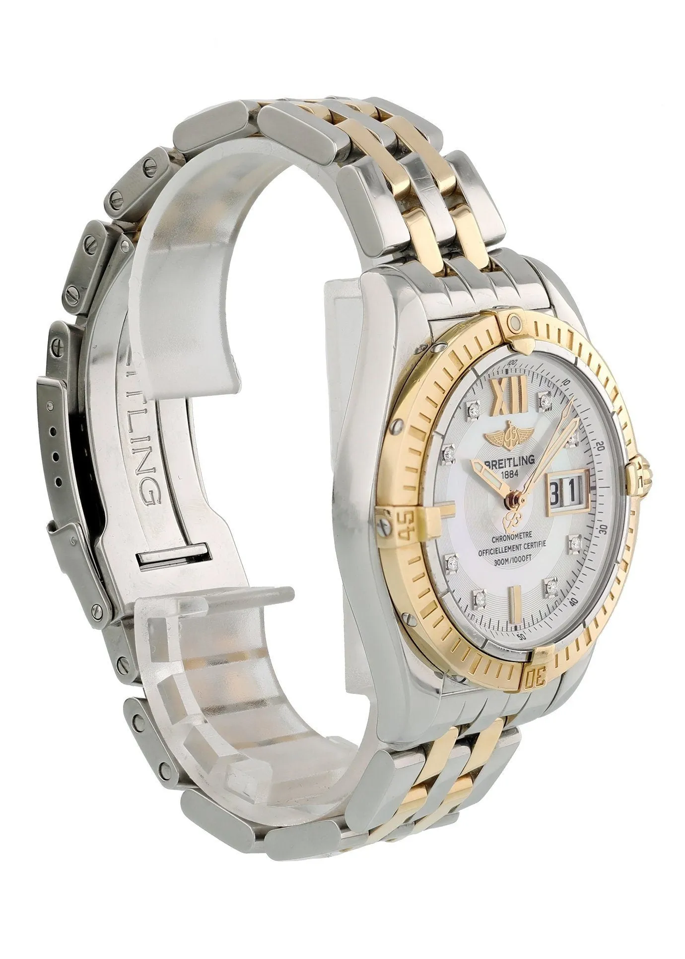 Breitling Galactic C49350 MOP Dial Box Papers