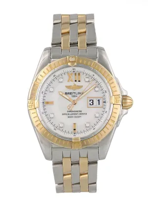 Breitling Galactic C49350 MOP Dial Box Papers