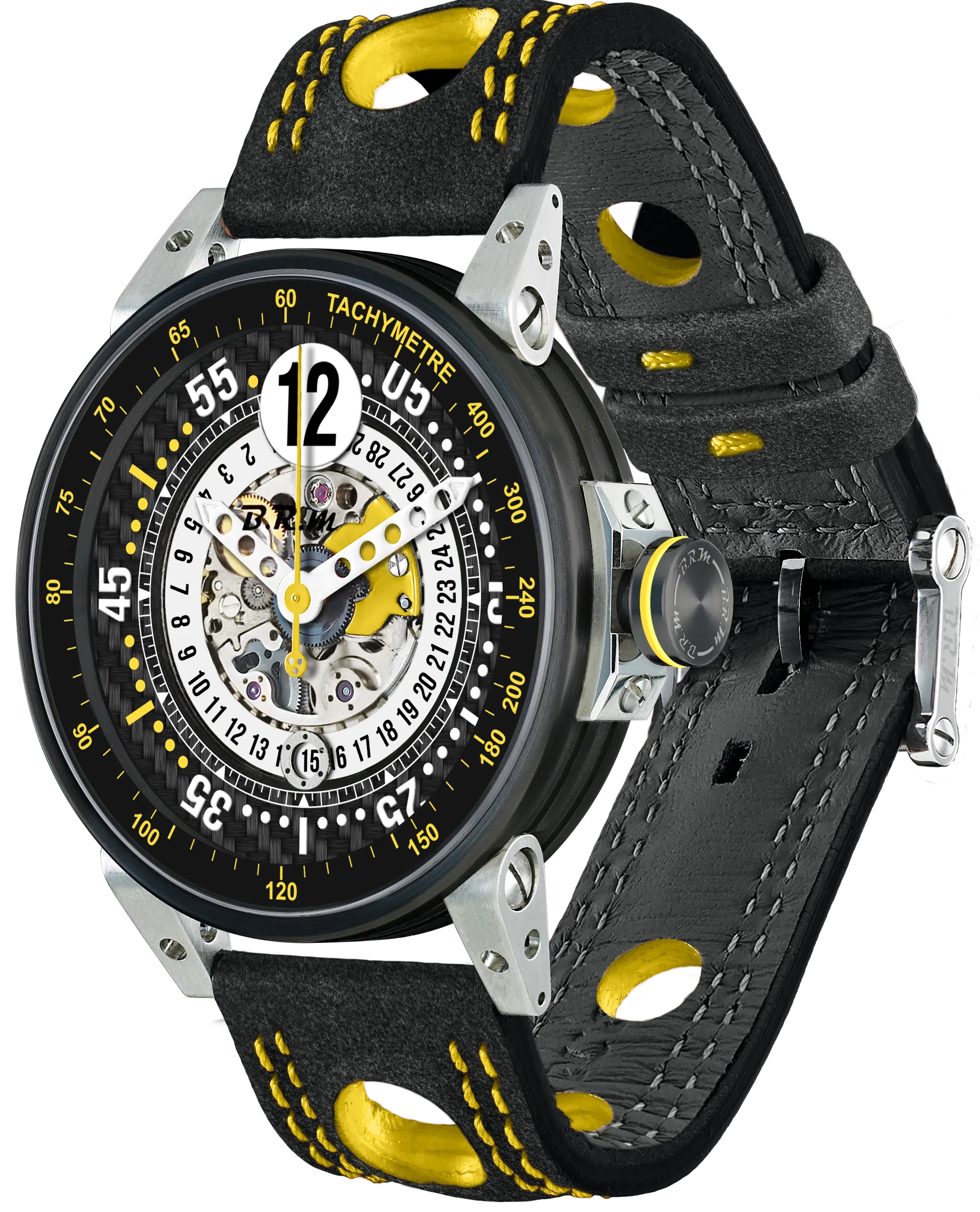 B.R.M. Watches V6-44 Touring Yellow Watch
