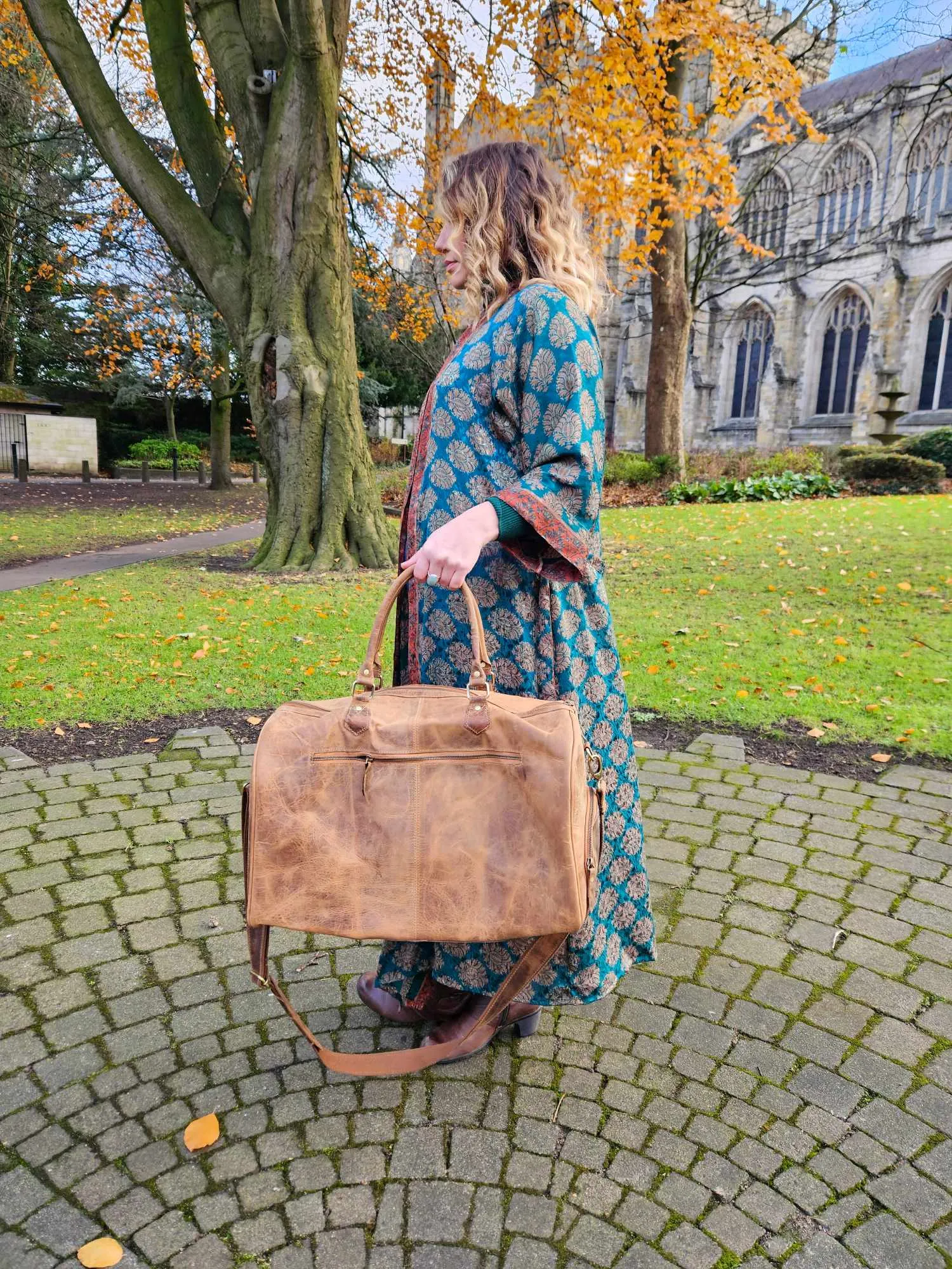 Buffalo Leather Weekender bag