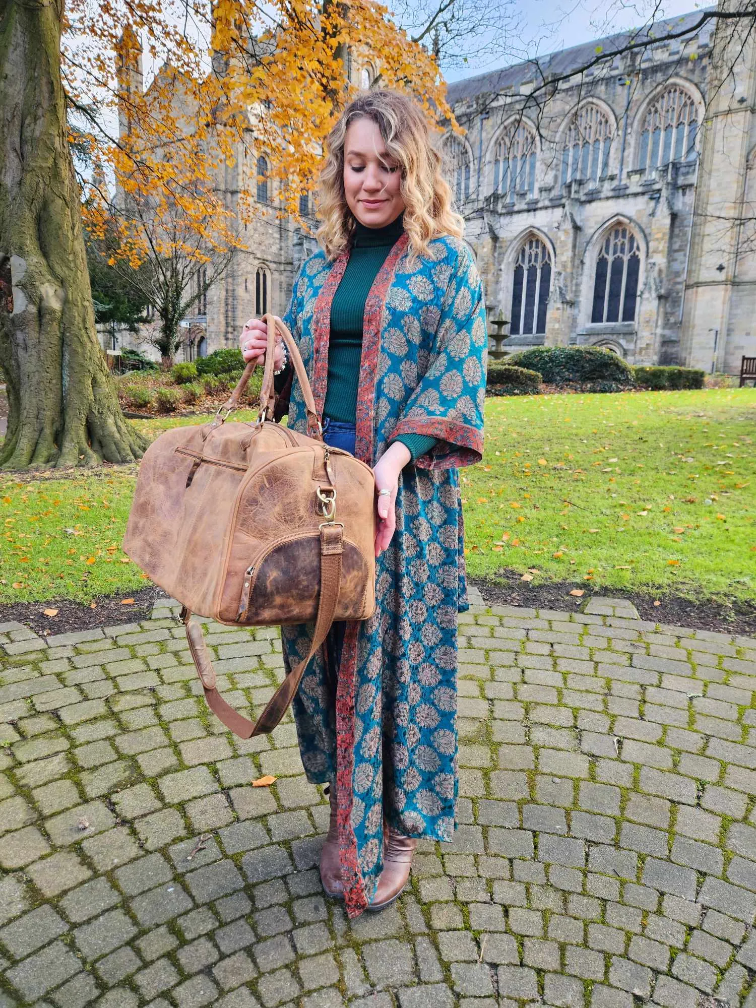 Buffalo Leather Weekender bag