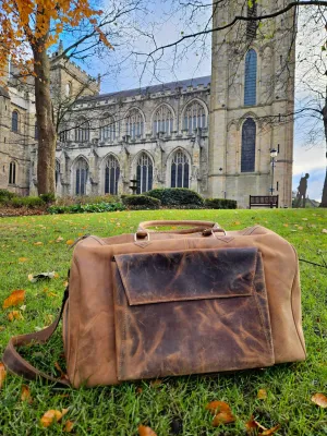 Buffalo Leather Weekender bag