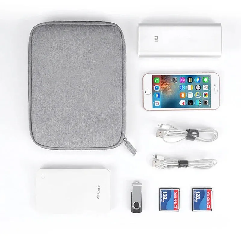 Cable Storage Bag Travel Mobile Hard Drive U Disk Organizer Package Earphone Charger Protable Storage Box Wire Case Pouch