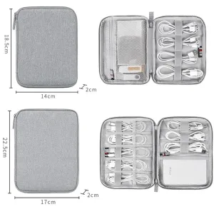 Cable Storage Bag Travel Mobile Hard Drive U Disk Organizer Package Earphone Charger Protable Storage Box Wire Case Pouch