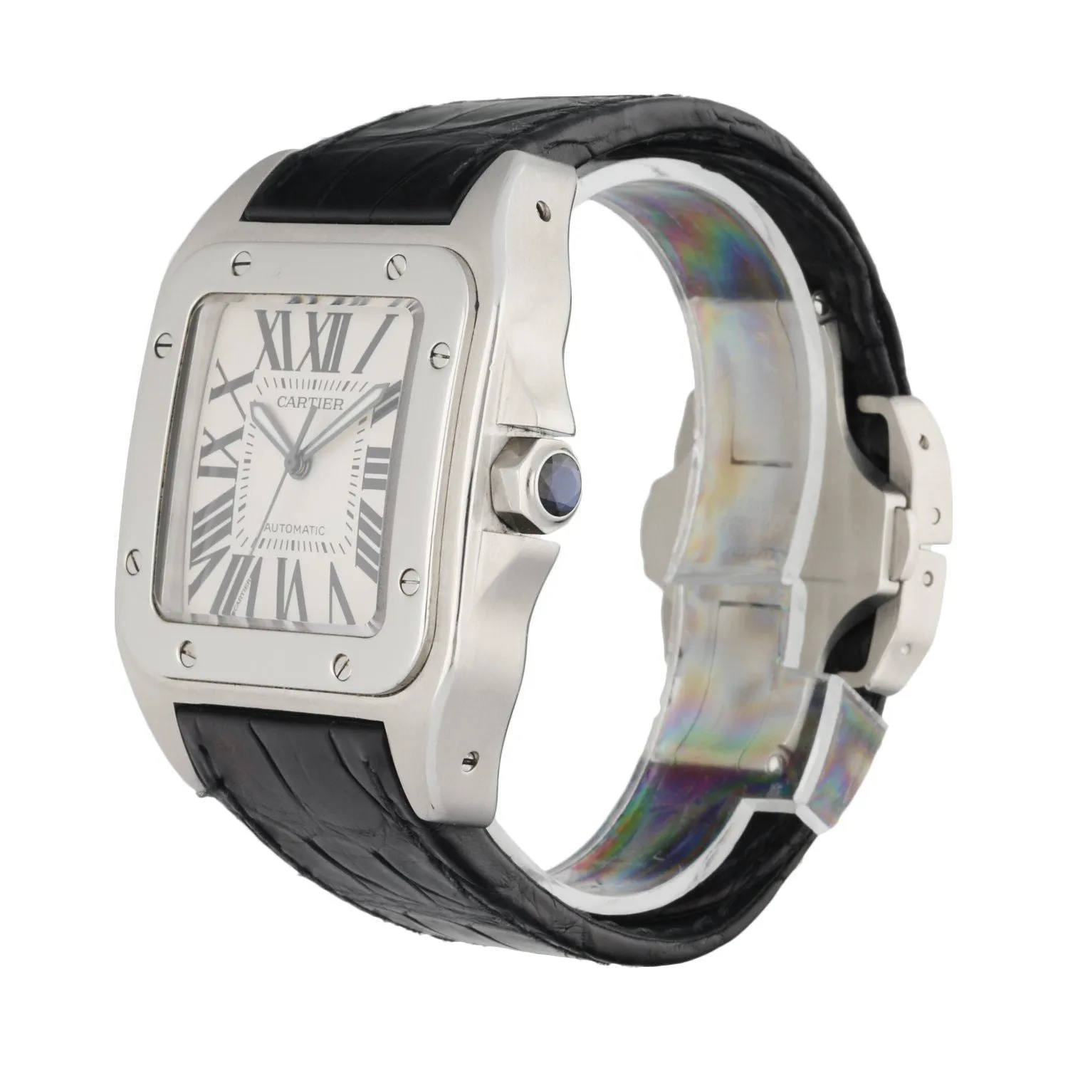 Cartier Santos-100 2656 Men's XL Watch Box & Papers