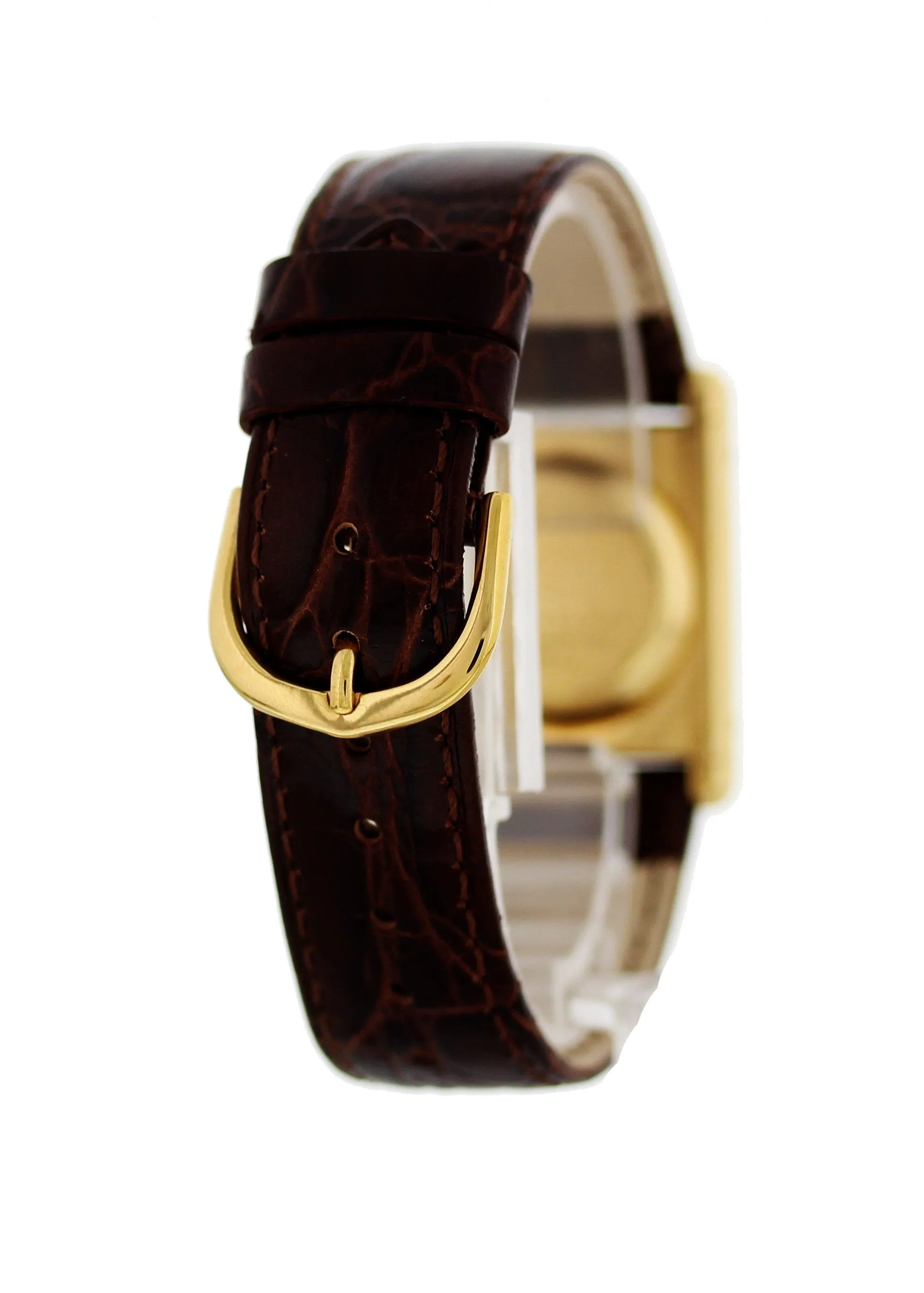 Cartier Tank Louis Paris Large Automatic 18k Yellow Vintage Mens Watch