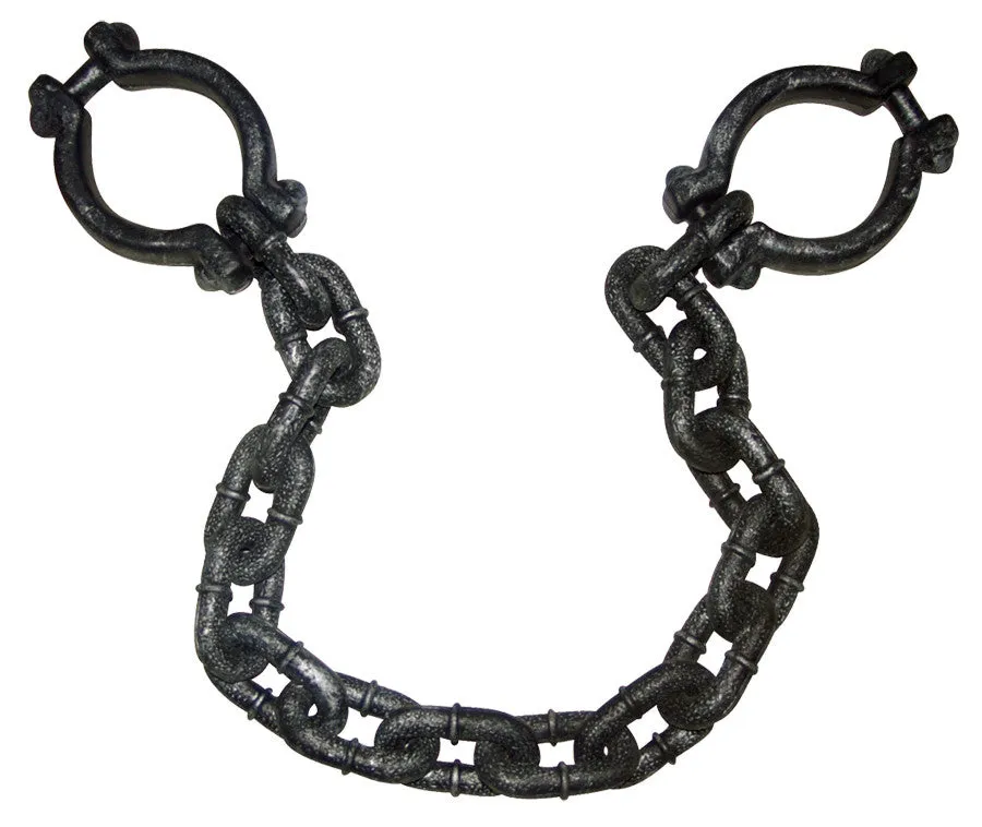 Chain W Handcuffs  Costume Accessories