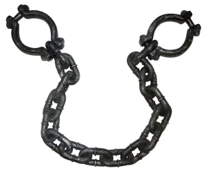 Chain W Handcuffs  Costume Accessories
