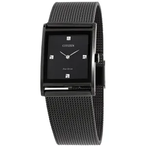 Citizen Axiom Eco-Drive Black Dial Men's Watch BL6008-53E