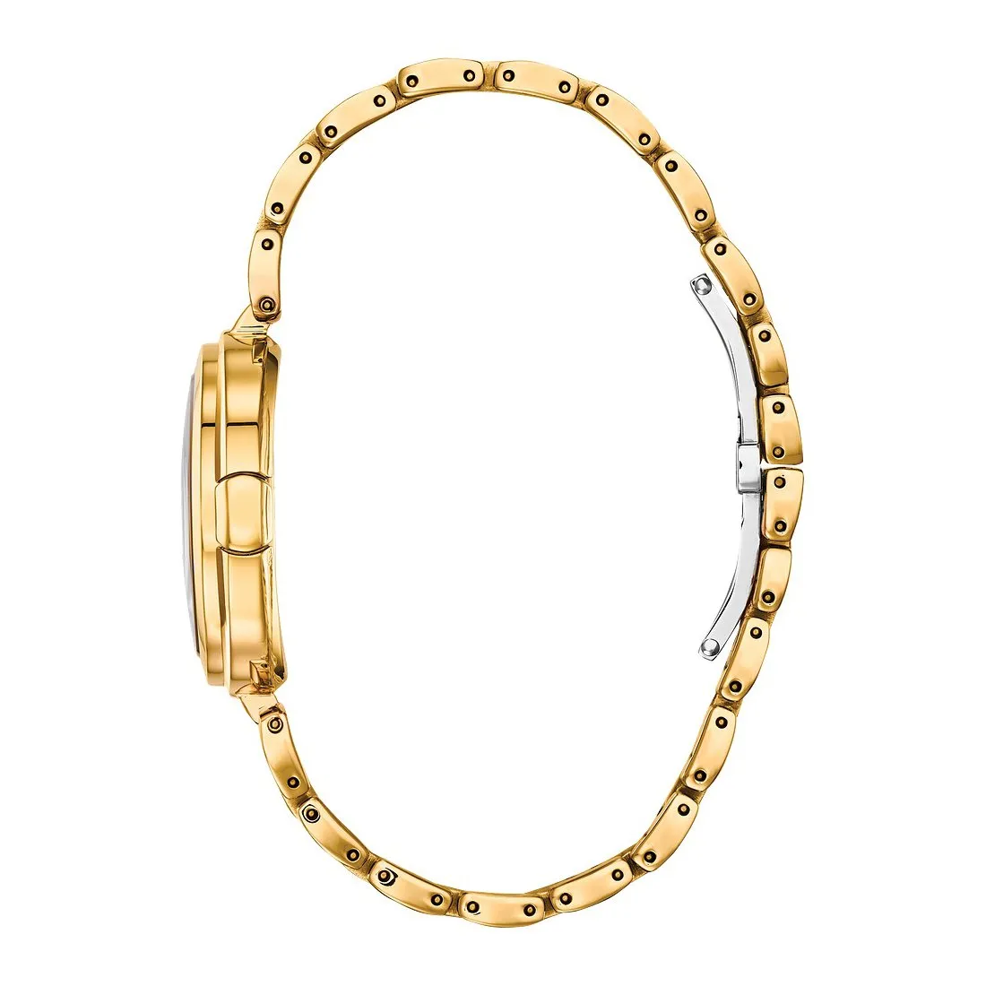 Citizen Capella Ladies Eco Drive Gold Tone Diamond Dial Watch