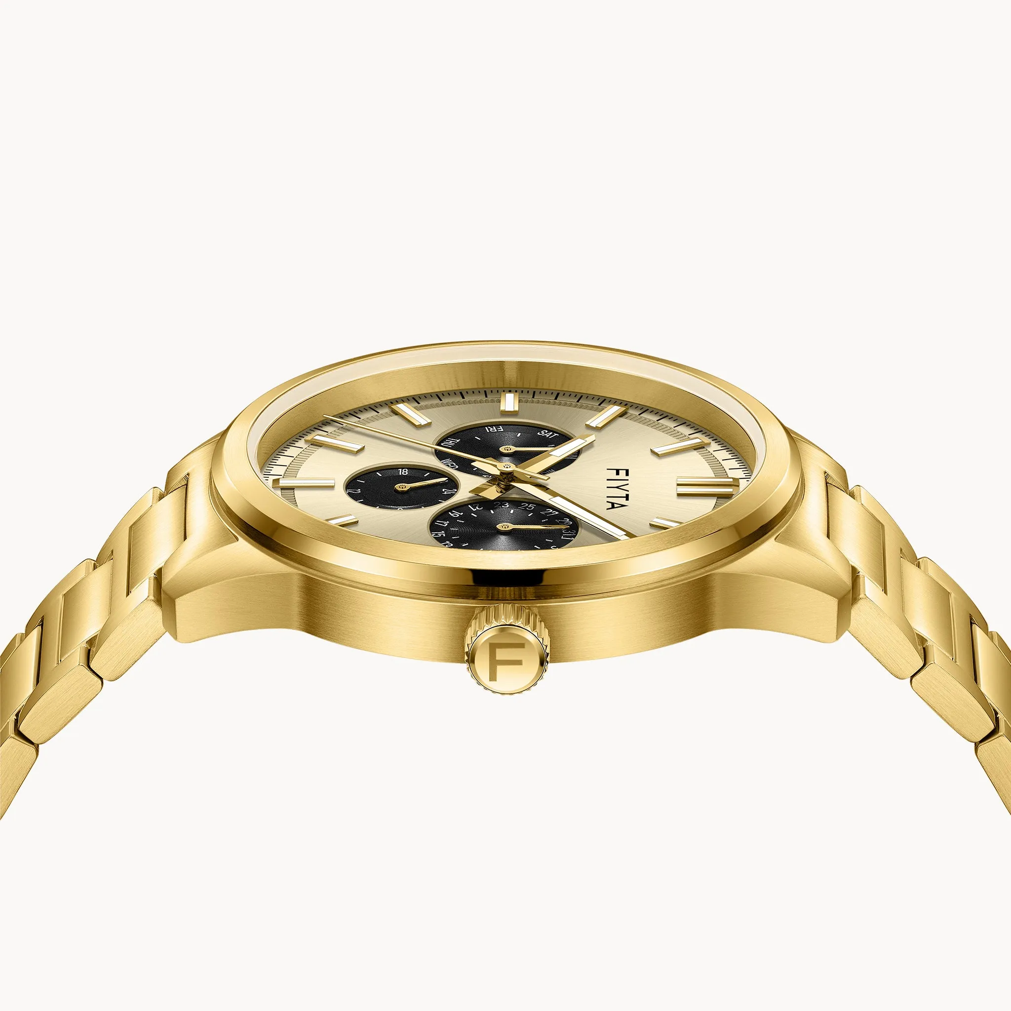 CITY  Series Men's Quartz Gold Watches