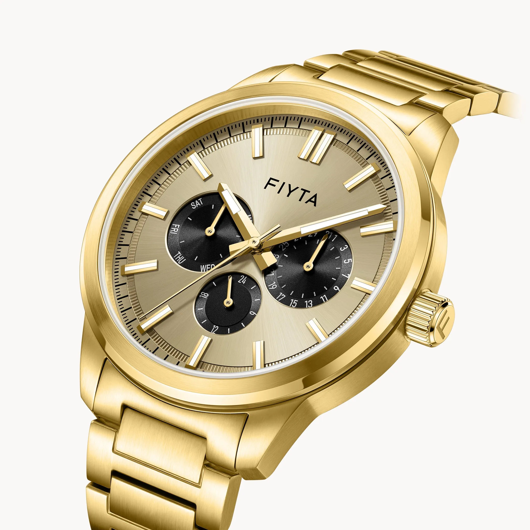 CITY  Series Men's Quartz Gold Watches